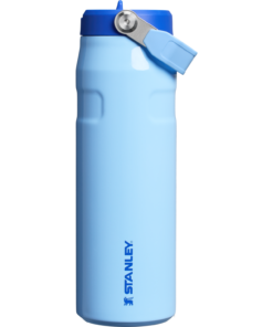 The IceFlow™ Bottle with Flip Straw Lid - Cornflower Gloss